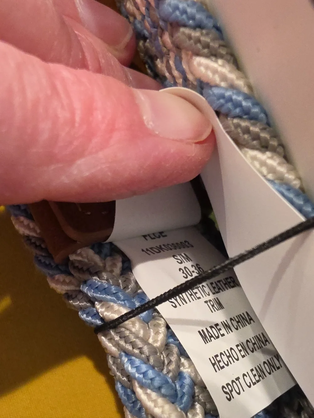 NWT▪︎ Dockers Mens Stretch Braided Belt Lot of 2 Gray/Blue & Navy S/M Fits 30-36